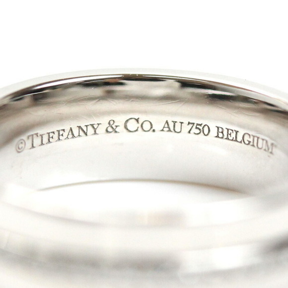 TIFFANY 18k Silver Diamond Ring - Picture 5 of 7